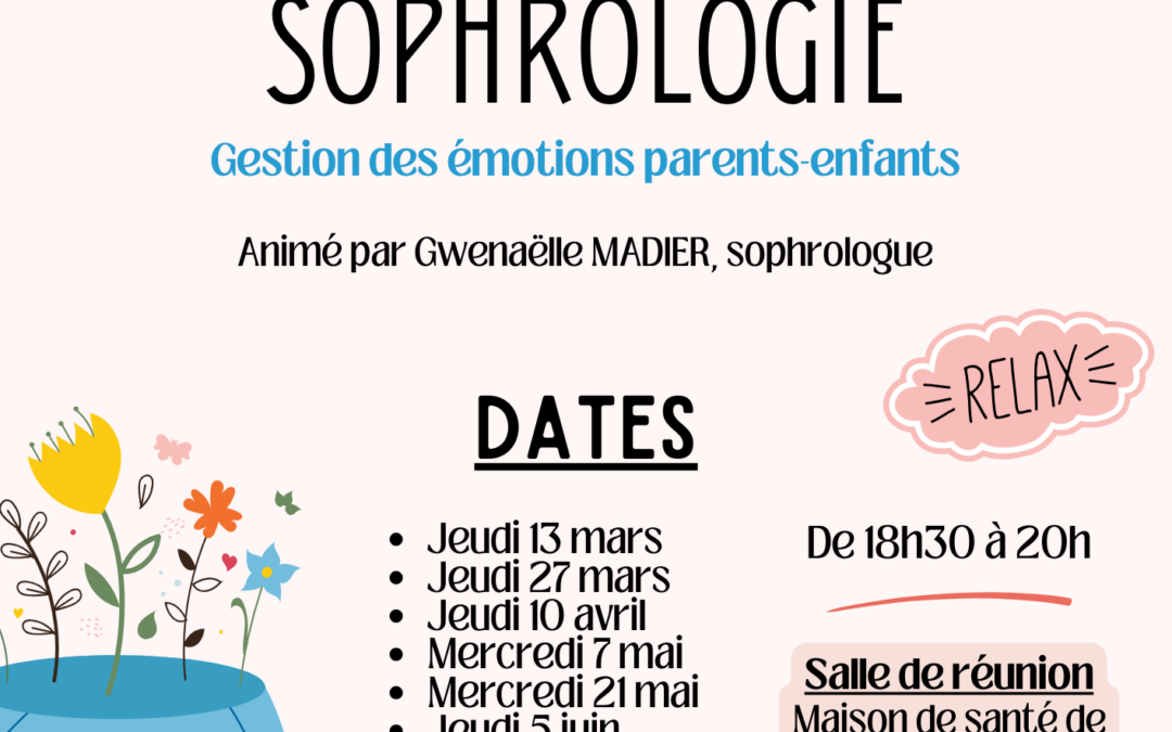 Ateliers Sophrologie – Ouvert à tous