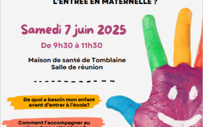 Café-parents – THÈME: COMMENT PRÉPARER MON ENFANT À L’ENTRÉE EN MATERNELLE ?