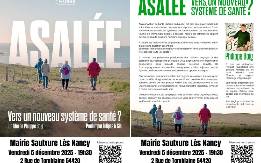 Ciné-débat : « Asalée, vers un nouveau système de santé ? »
