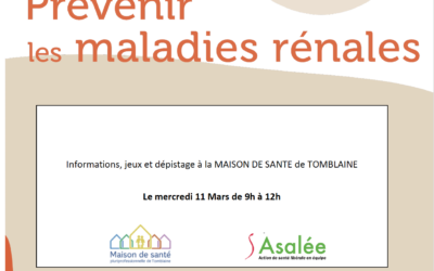 🩺 Journée de prévention : prenez soin de vos reins